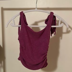 Free People Boulevard Cotton Crop Top